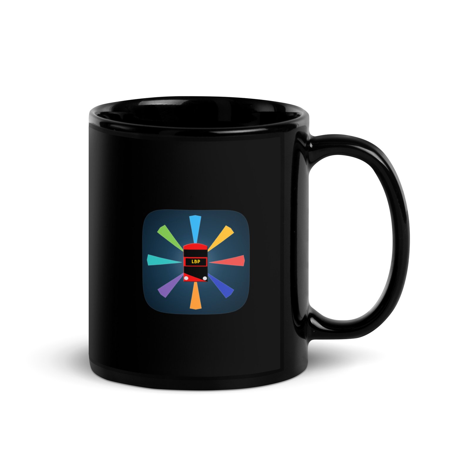 Black Glossy Mug